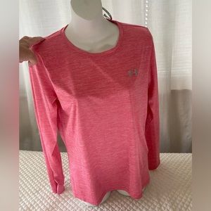 Under Armour women’s medium pink long sleeve dri-fit